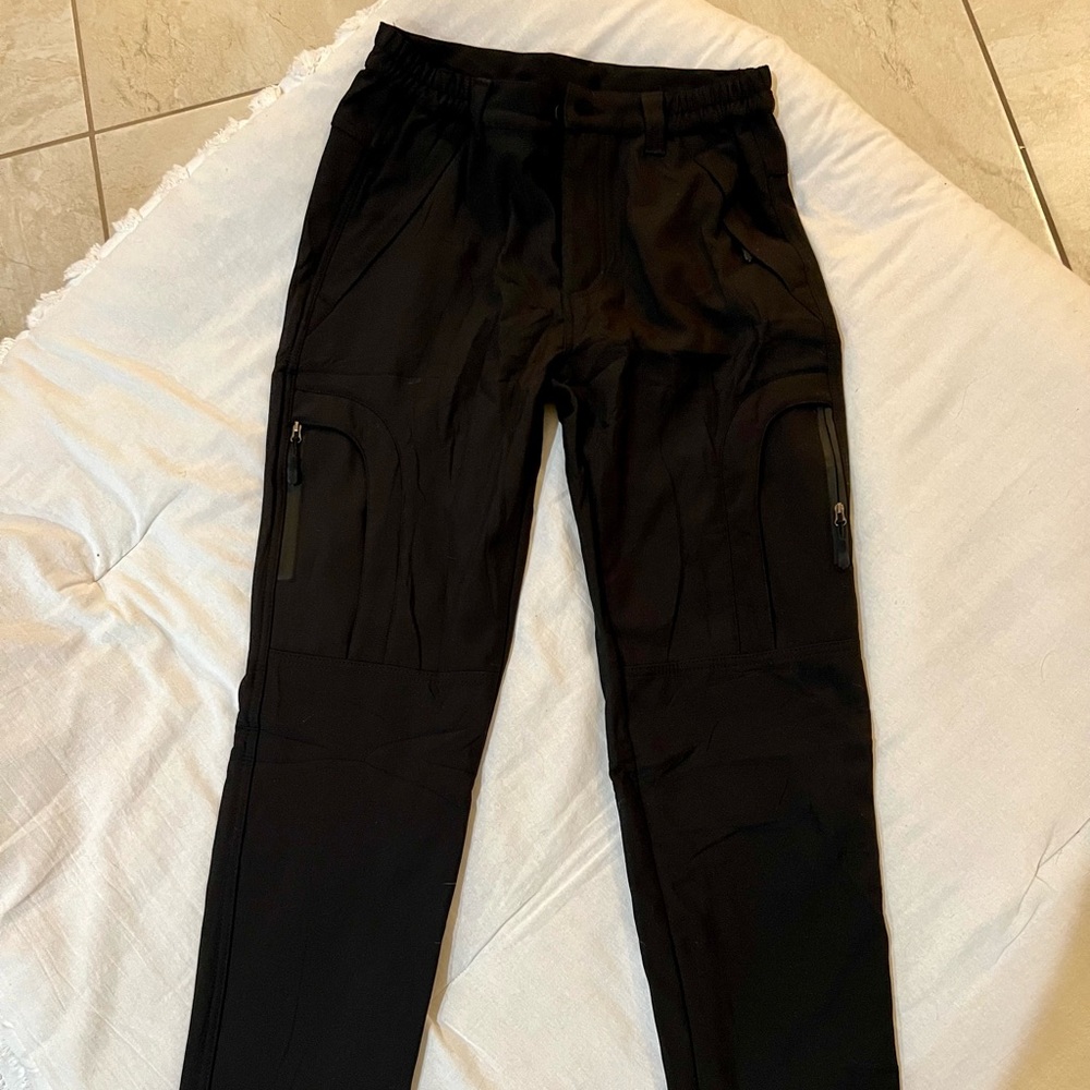 Women’s Black Snow Pants Winter/Waterproof.